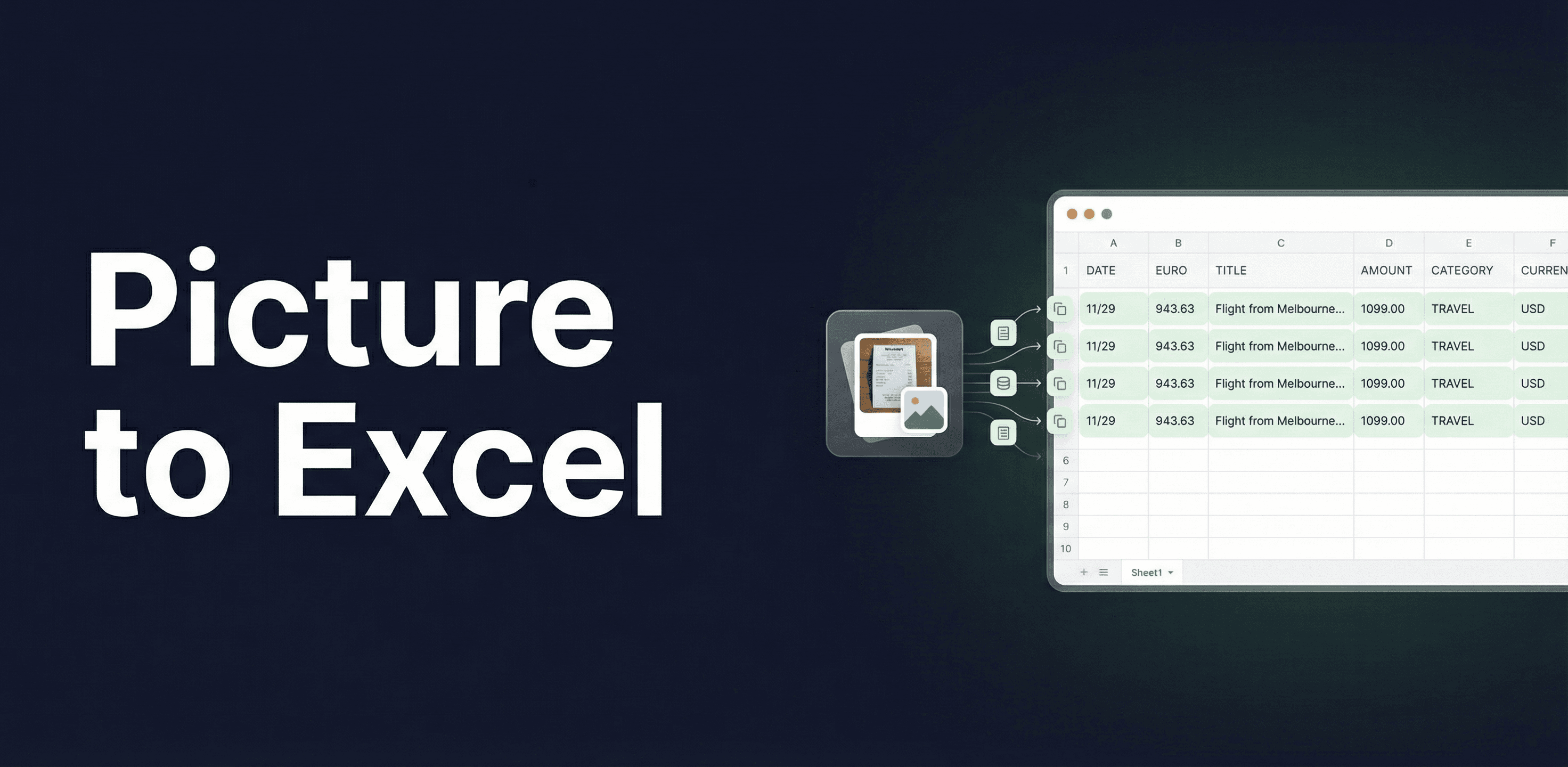 Picture to Excel: Convert Any Image to a Spreadsheet